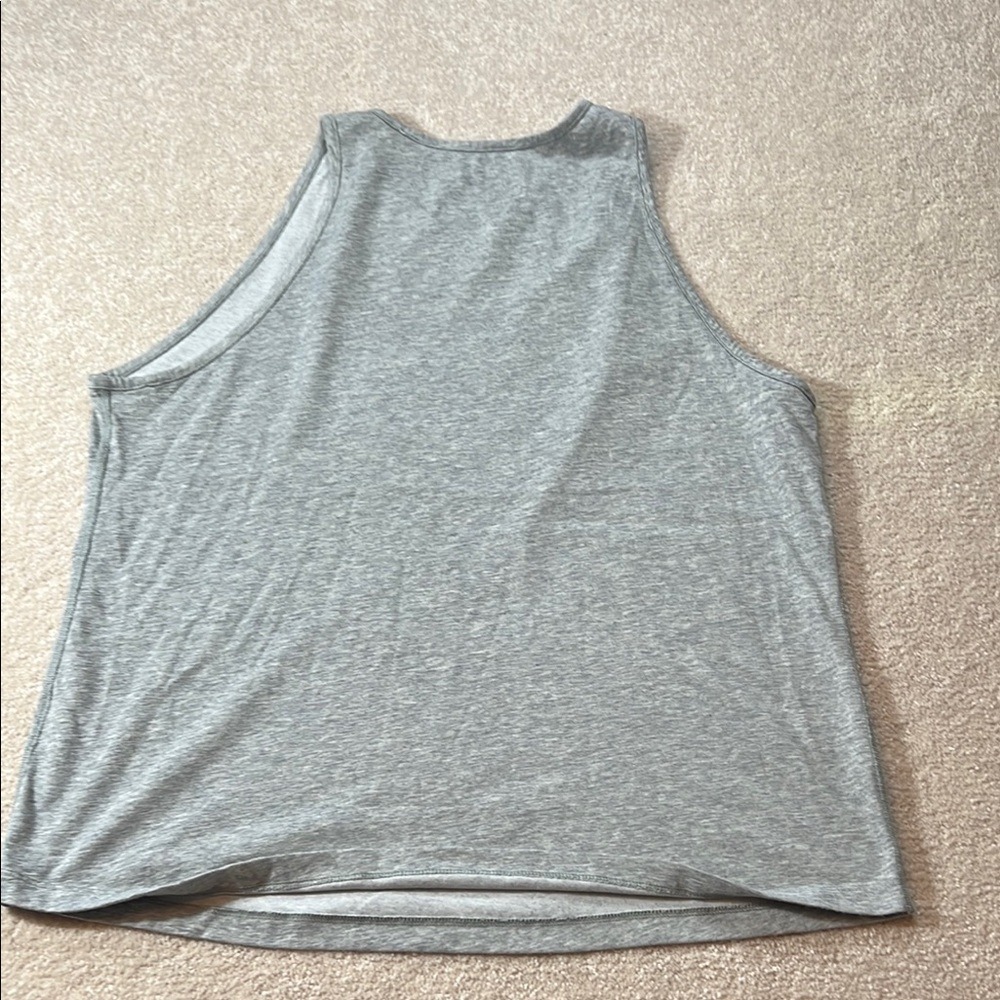 Nike Dri-FIT Tank Top Sleeveless Athletic Workout Gray Large dry fit large - Picture 6 of 6